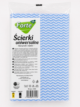 Ściereczki uniwersalne, 10 szt (25x30cm), Forte+