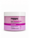 Silcare NAPPA Salt RELAXATION collagen FIOLETOWY - 400ml