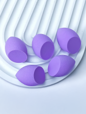 Gąbka do makijażu MINI, liliowa (5 szt)