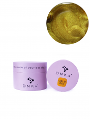 Farba żelowa do zdobienia paznokci, GOLD GEL (5ml), DNKa’