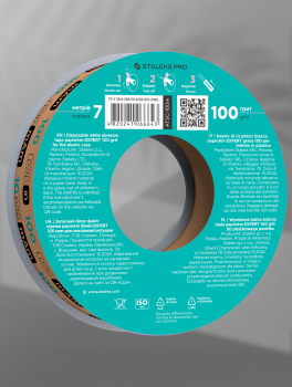 Wymienna taśma ścierna papmAm EXPERT, pączek, #100 (7m), Staleks PRO