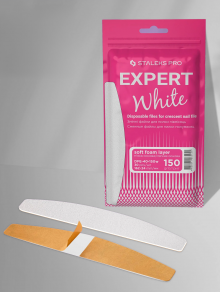 Wymienne pilniki półksiężycowe miękkie EXPERT 40, #150 (30 szt), Staleks PRO