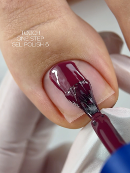 Lakier hybrydowy 3w1, One Step #6 (9ml), TOUCH
