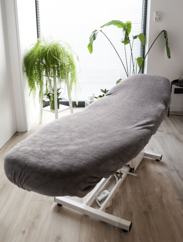 CHILA POKROWIEC na fotel pluszowy TRUFLOWY 90x210cm