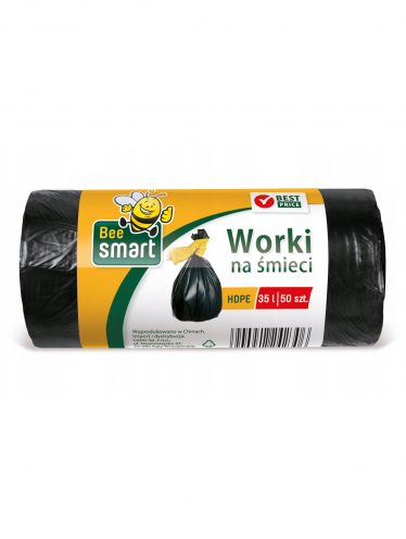 Worki na śmieci, 35L, Bee Smart (50 szt)