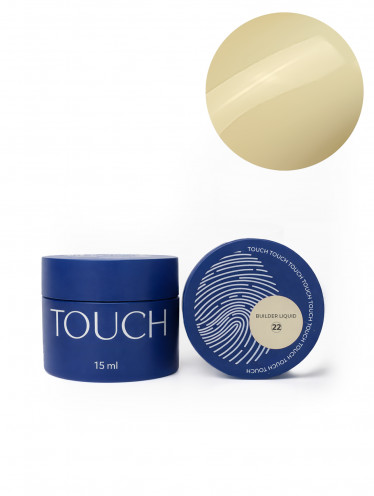 Żel budujący 2w1, Builder Liquid #22 (15ml), TOUCH