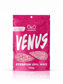 Wosk do depilacji brwi, VENUS różowy (100g), OkO