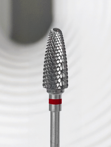 FLAVA Frez Carbide Czerwony Szyszka 6/14mm SOFT