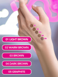 Farbka do brwi, 01 Light Brown (15ml), Zola