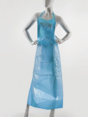 CHILA fartuch foliowy 50mkm NIEBIESKI 70x160cm - 25 szt