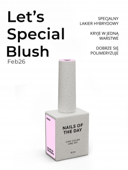Lakier hybrydowy, Gel Polish #Feb26 BLUSH (10ml), NOTD