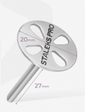 STALEKS PRO ZESTAW pododisc EXPERT M + pilniki #180 20mm / PDset-20