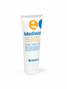 Krem do rąk, emulsja z woskiem pszczelim, Mediwax (75ml)