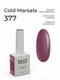Lakier hybrydowy, Gel Polish #377 COLD MARSALA (10ml), NOTD