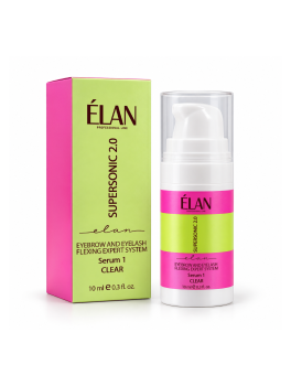 Środek do laminacji rzęs i brwi, SUPERSONIC 2.0 Serum 1 CLEAR (10ml), ELAN