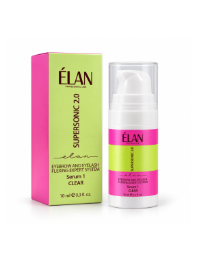 Środek do laminacji rzęs i brwi, SUPERSONIC 2.0 Serum 1 CLEAR (10ml), ELAN