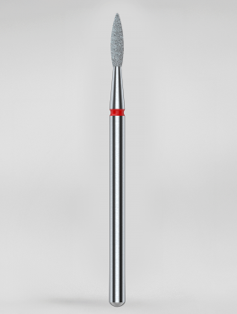 Frez diamentowy płomień 1.8mm, czerwony, Staleks PRO