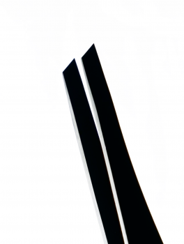 Pęseta do brwi skośna, Black Magnetic, OkO