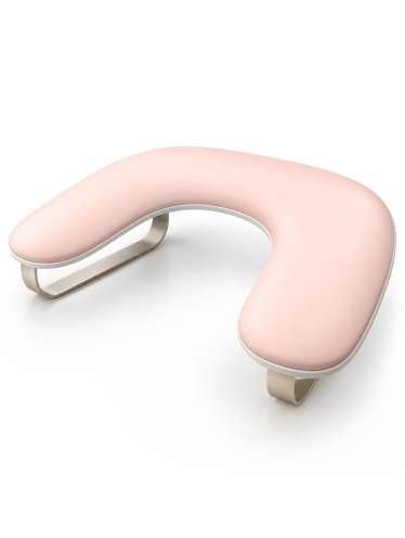 Podpórka pod dłonie do manicure, różowa Clavier
