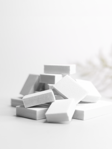 Polerka do paznokci, blok polerski biały, 100/180 (50 szt), Staleks PRO