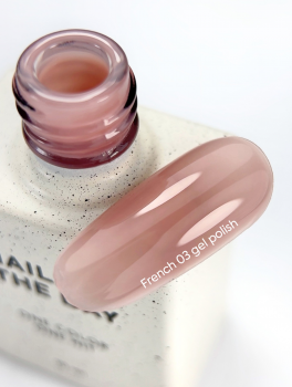 Lakier hybrydowy, Gel Polish #03 French (10ml), NOTD
