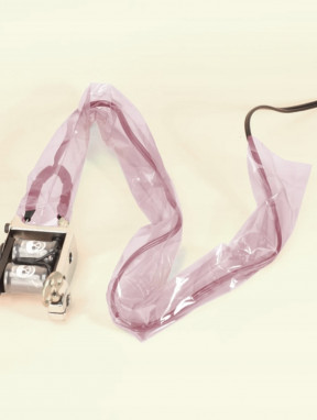 Folia ochronna na clipcord i kabel (5x60 cm), różowa 100 szt