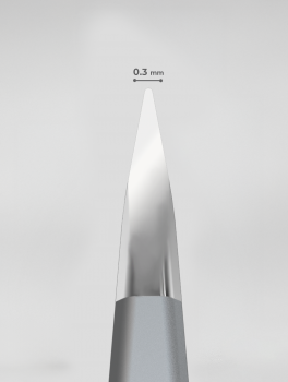 Pęseta do brwi punktowa, EXPERT 10 typ 5, Staleks PRO