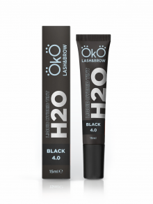 Farbka do rzęs i brwi, H2O Liquid Hybrid Tint 4.0 Black (15ml), OkO