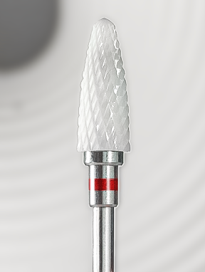 Frez ceramiczny stożek, czerwony - CCS