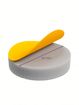 Polerki na gąbce Pododisc 20mm, (25 szt), Staleks PRO