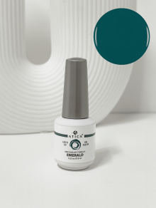 Lakier hybrydowy, Gel Polish Color EMERALD #027 (7.5ml), Atica