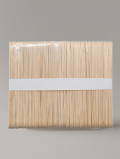 Szpatułki drewniane do wosku, 114x10 mm (100 szt)