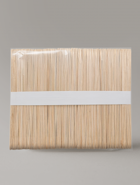 Szpatułki drewniane do wosku, 114x10 mm (100 szt)