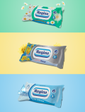 Nawilżany papier toaletowy MIX, Regina (42 szt)