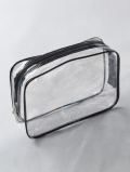 Kosmetyczka CZARNA przezroczysta MINI