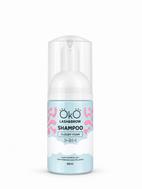 Szampon w piance do brwi i rzęs 3w1 (80ml), OkO