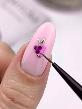 Pędzelek cienki do zdobień EXPERT 03 (0.9/10mm), Staleks PRO