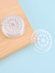 Paletka, pojemnik na klej do rzęs, przezroczysta (10 szt)