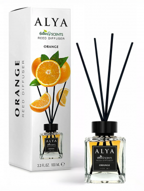 Patyczki zapachowe, Orange (100ml), Alya
