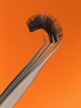 Pęseta do rzęs litera L, 70', EXPERT 40 typ 2, Staleks PRO