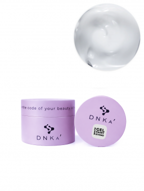 Farba żelowa do zdobienia paznokci, Paint Gel Ethno WHITE (5ml), DNKa’
