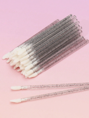 Aplikatory DO UST BROKATOWE czarne - 50 szt