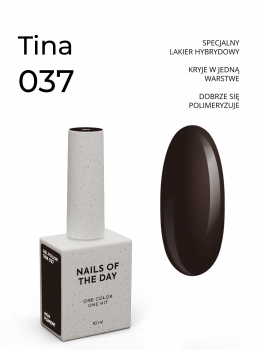 Lakier hybrydowy, Gel Polish #037 TINA (10ml), NOTD