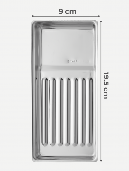 Tacka metalowa na narzędzia (19.5x9x1.9 cm), Staleks PRO