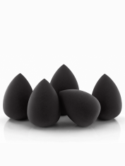 Gąbka do makijażu, Blending Sponge, czarna - 5 szt