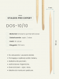 STALEKS PRO patyczki do skorek EXPERT 150 mm - 10 szt / DOS-10/10