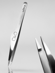 Pęseta do brwi punktowa, Tweezer ULTRA Point 03, OkO