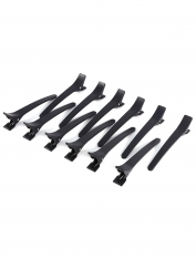 Klipsy fryzjerskie metalowo-plastikowe (12 szt)