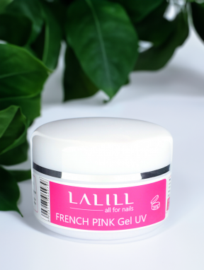 Żel budujący jednofazowy, FRENCH PINK (30ml), LaLill