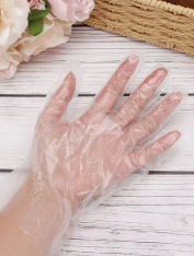 Rękawice foliowe jednorazowe (100 szt)